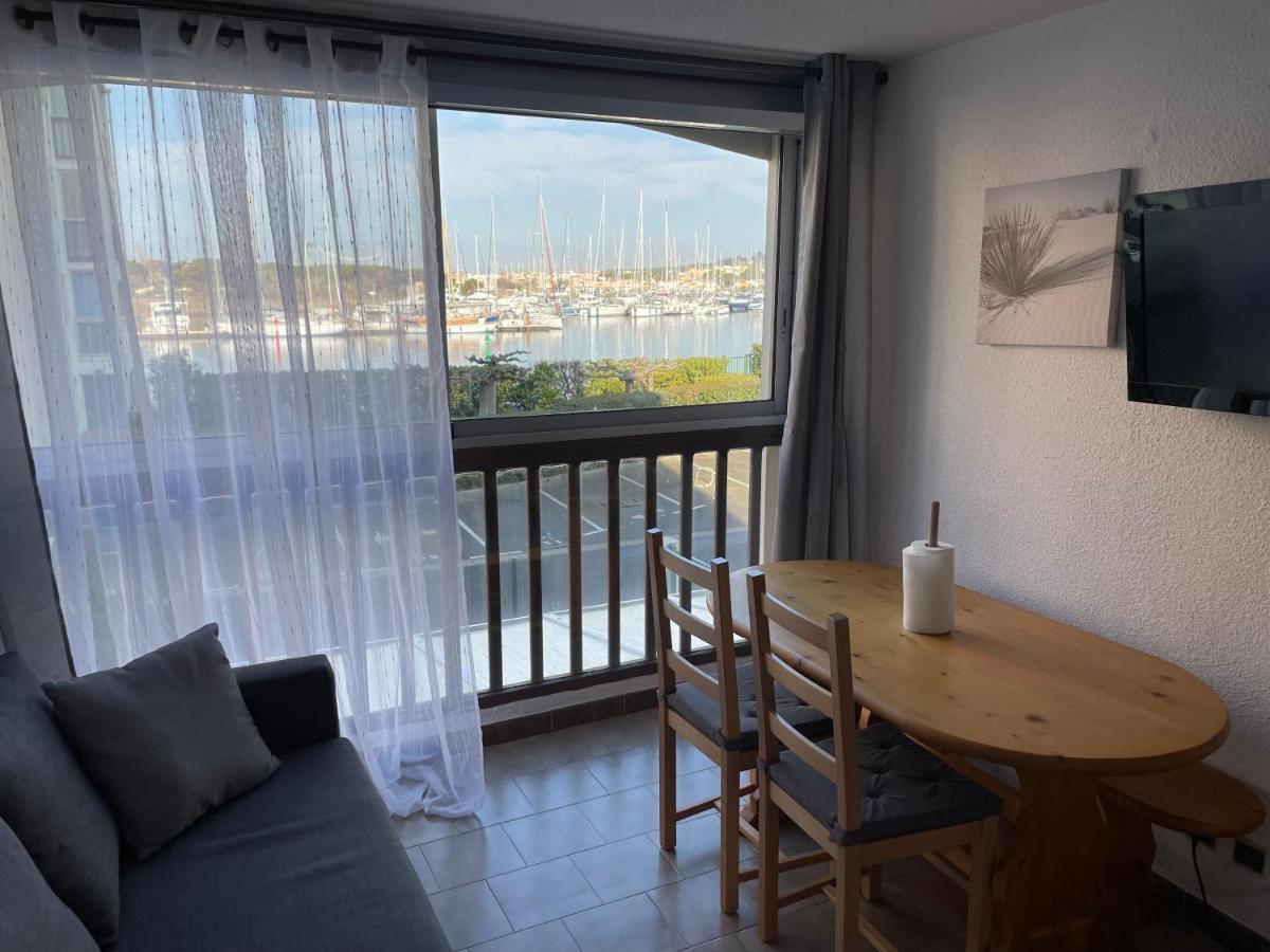 Studio Face A La Mer 4 Couchages - Gratuits Piscine Tennis Et Un Parking Prive Rare Et Tres Utile - Vue Magnifique Sur La Mer - Agreable En Toutes Saisons Ile Des Pecheurs - La Brigantine - Emplacement Et Vue Rares Au Cap D'Agde Kültér fotó