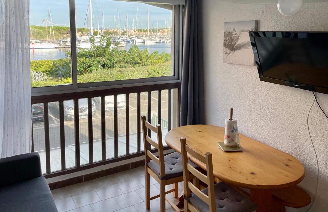 Studio Face A La Mer 4 Couchages - Gratuits Piscine Tennis Et Un Parking Prive Rare Et Tres Utile - Vue Magnifique Sur La Mer - Agreable En Toutes Saisons Ile Des Pecheurs - La Brigantine - Emplacement Et Vue Rares Au Cap D'Agde Kültér fotó