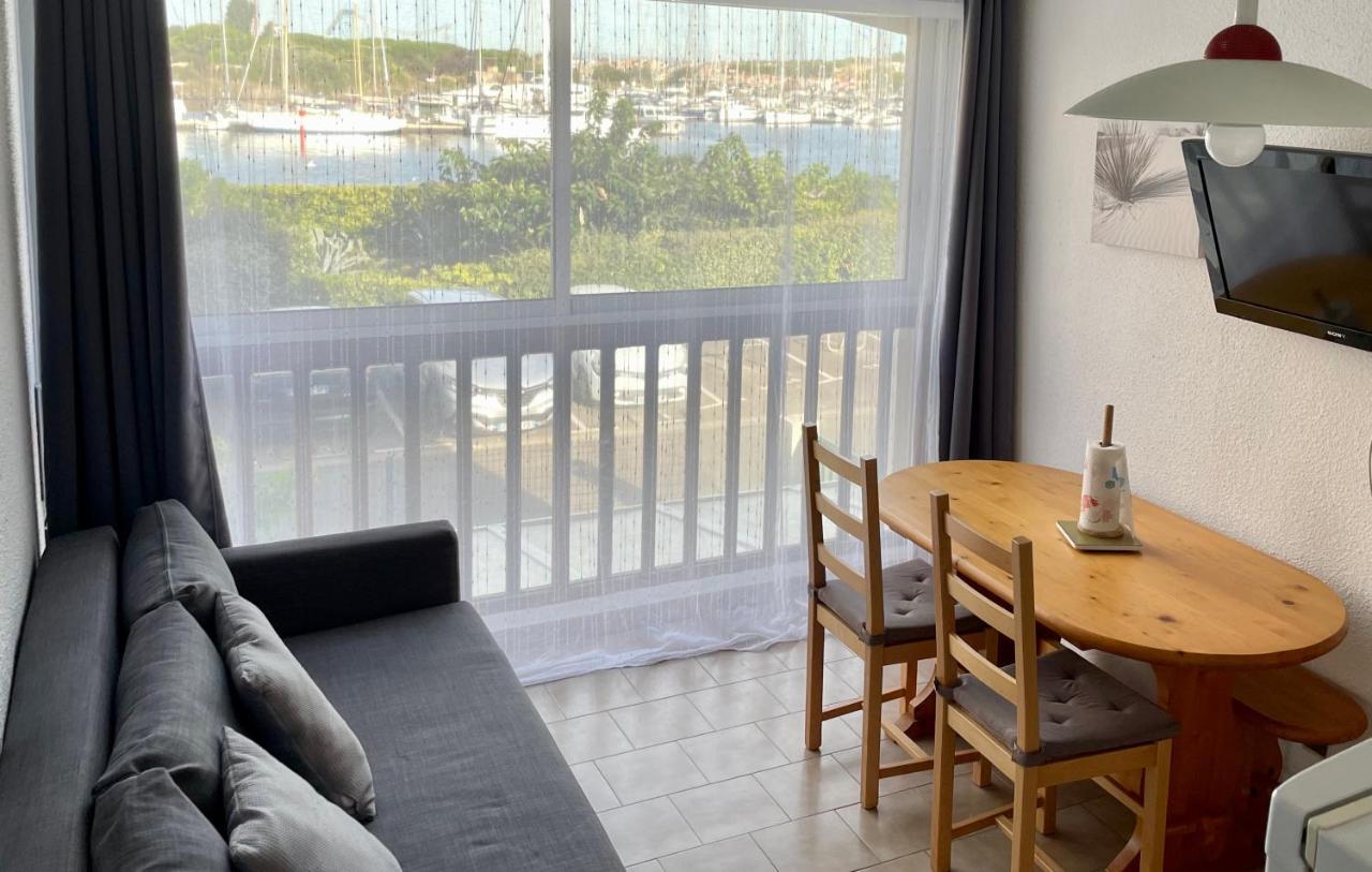 Studio Face A La Mer 4 Couchages - Gratuits Piscine Tennis Et Un Parking Prive Rare Et Tres Utile - Vue Magnifique Sur La Mer - Agreable En Toutes Saisons Ile Des Pecheurs - La Brigantine - Emplacement Et Vue Rares Au Cap D'Agde Kültér fotó